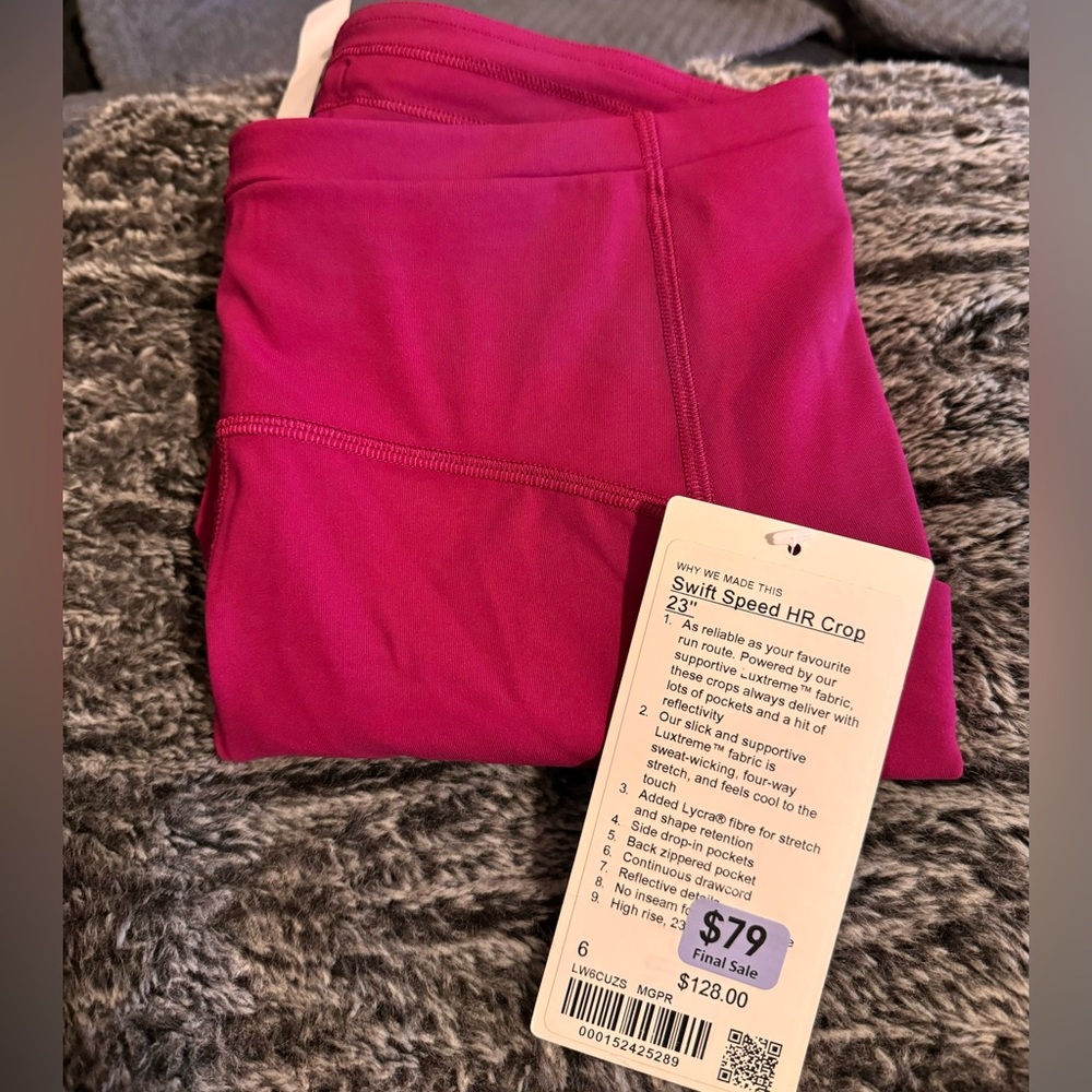 Lululemon legging size 6